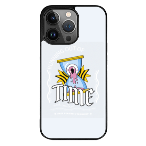 Apple iPhone 12 Pro Max Running out of time Black Glossy Θήκη