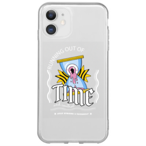 Apple iPhone 12 Mini Running out of time Transparent Silicone TPU Θήκη