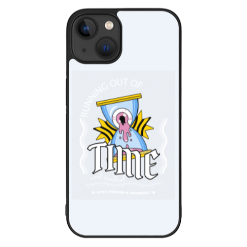 Apple iPhone 13 Mini Running out of time Black Glossy Θήκη