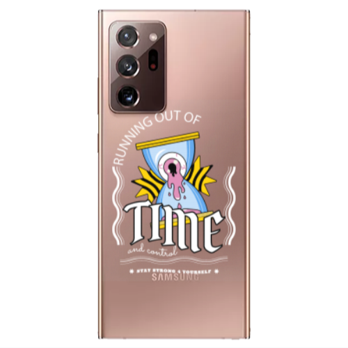 Samsung Note 20 Ultra Running out of time Transparent Silicone TPU Θήκη