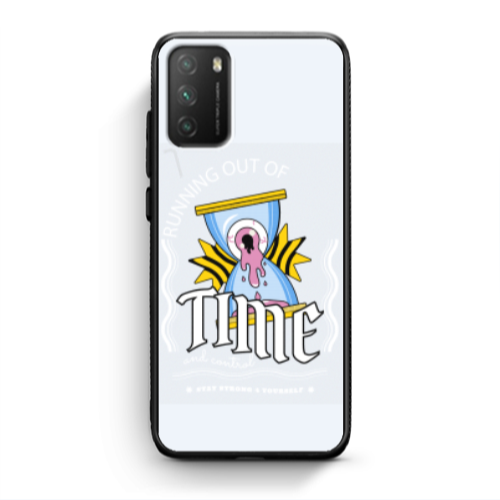 Xiaomi Poco M3 Running out of time Black Glossy Θήκη