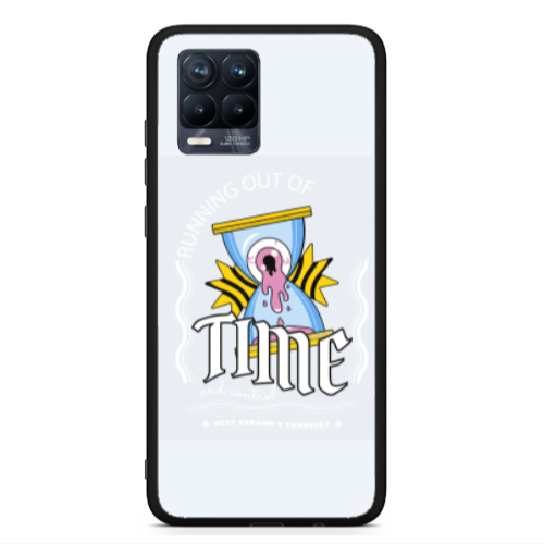 Realme 8  Running out of time Black Glossy Θήκη