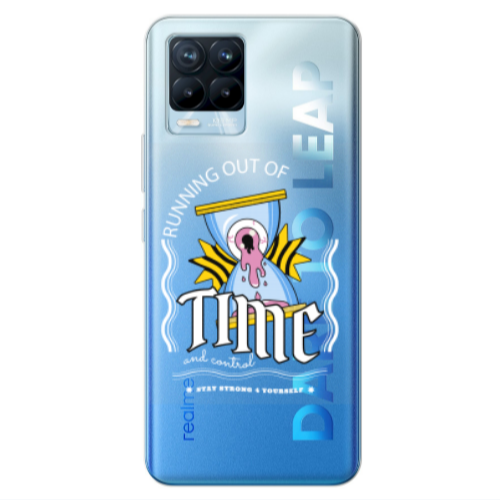 Realme 8 Pro Running out of time Transparent Silicone TPU Θήκη