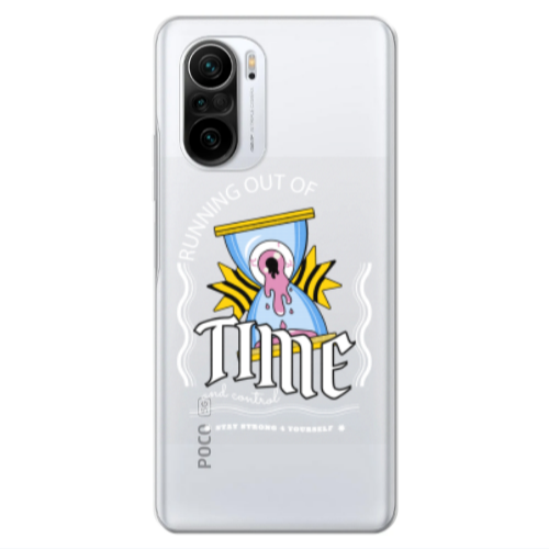 Xiaomi Poco F3 Running out of time Transparent Silicone TPU Θήκη