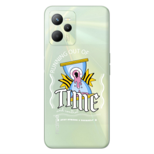 Realme C35 Running out of time Transparent Silicone TPU Θήκη