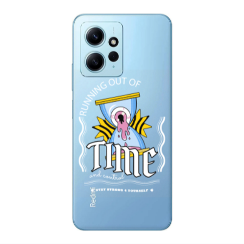 Xiaomi Redmi Note 12 4G Running out of time Transparent Silicone TPU Θήκη