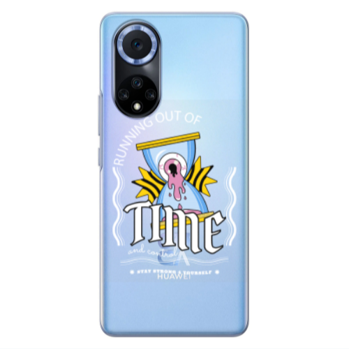 Huawei Nova 9 Running out of time Transparent Silicone TPU Θήκη