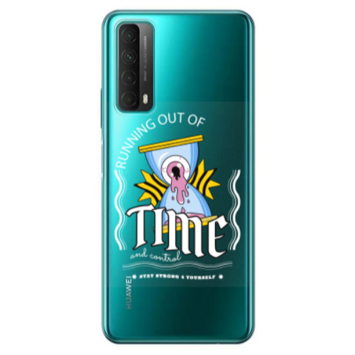 Huawei P Smart 2021 Running out of time Transparent Silicone TPU Θήκη
