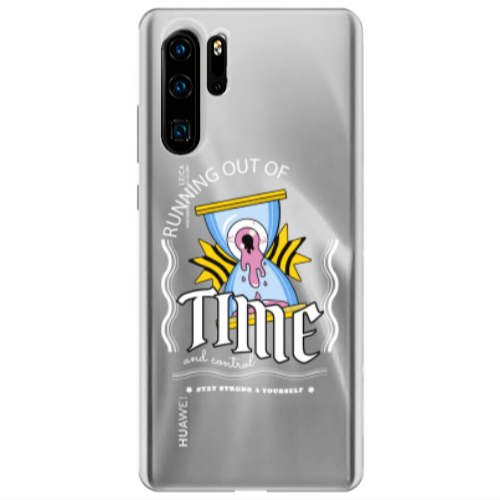 Huawei P30 Pro Running out of time Transparent Silicone TPU Θήκη
