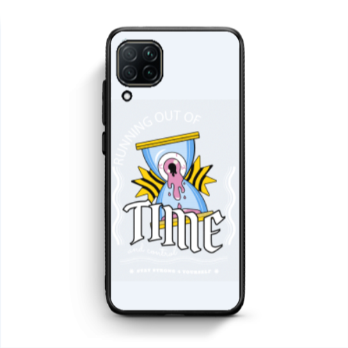 Huawei P40 Lite Running out of time Black Glossy Θήκη