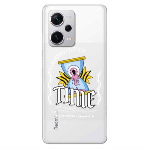 Xiaomi Redmi Note 12 5G Running out of time Transparent Silicone TPU Θήκη
