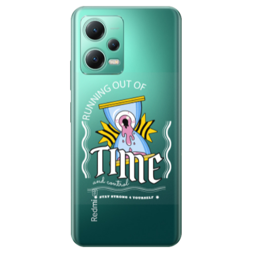 Xiaomi Redmi Note 12 Pro Plus 5G Running out of time Transparent Silicone TPU Θήκη