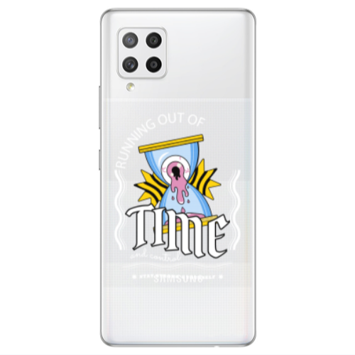 Samsung A42 5G Running out of time Transparent Silicone TPU Θήκη