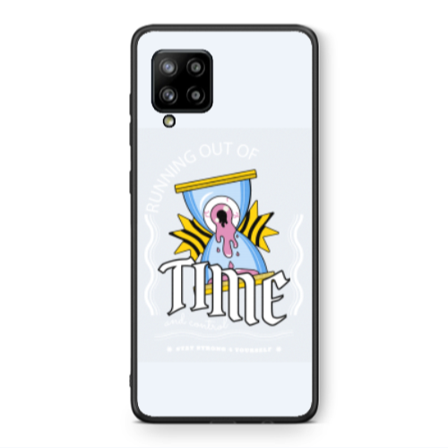 Samsung A42 5G Running out of time Black Glossy Θήκη