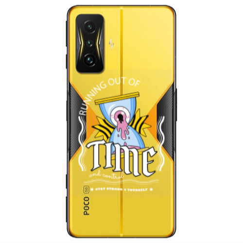 Xiaomi Poco F4 Gt Running out of time Transparent Silicone TPU Θήκη
