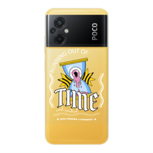 Xiaomi Poco M5 Running out of time Transparent Silicone TPU Θήκη