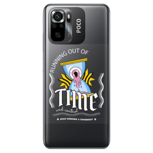 Xiaomi Poco M5 s Running out of time Transparent Silicone TPU Θήκη