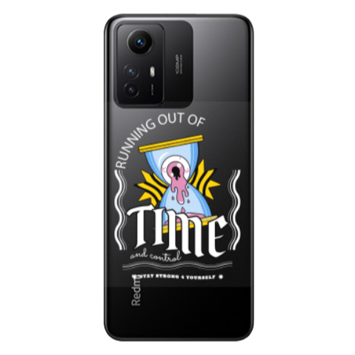 Xiaomi Redmi Note 12s Running out of time Transparent Silicone TPU Θήκη