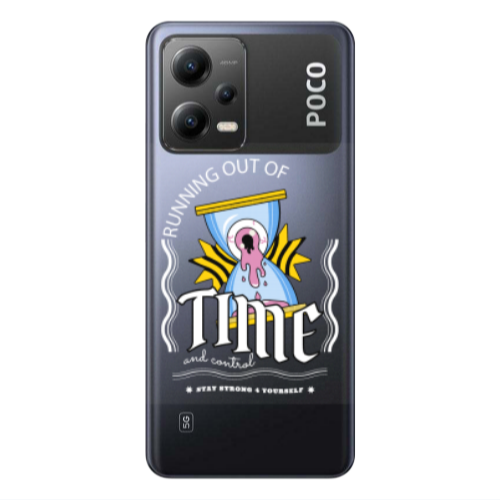 Xiaomi Poco X5 Running out of time Transparent Silicone TPU Θήκη