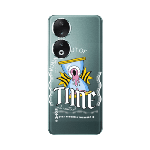 Honor 90 5G Running out of time Transparent Silicone TPU Θήκη