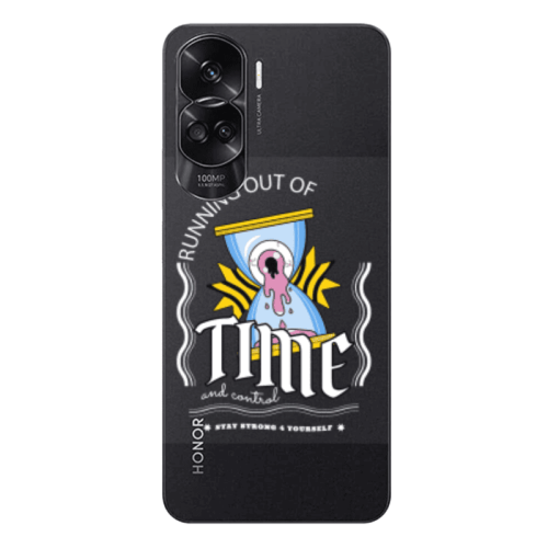 Honor 90 Lite 5G Running out of time Transparent Silicone TPU Θήκη