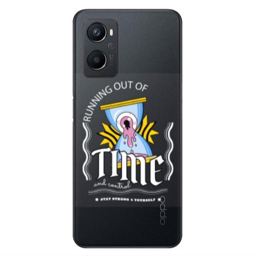 Oppo A 96 Running out of time Transparent Silicone TPU Θήκη