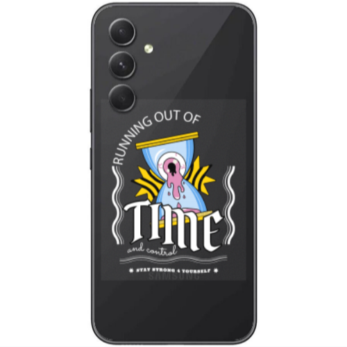 Samsung Galaxy A25 Running out of time Transparent Silicone TPU Θήκη