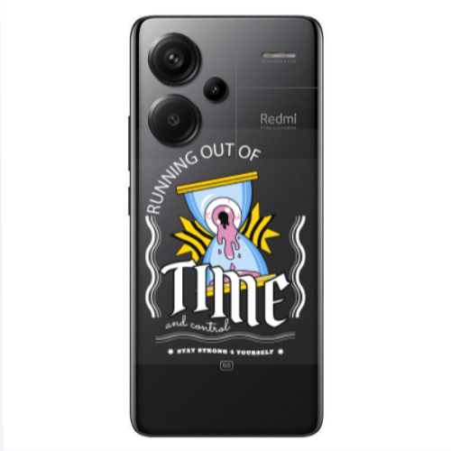Xiaomi Redmi Note 13 Pro+ 5G  Running out of time Transparent Silicone TPU Θήκη