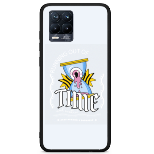 Realme 8 i Running out of time Black Glossy Θήκη