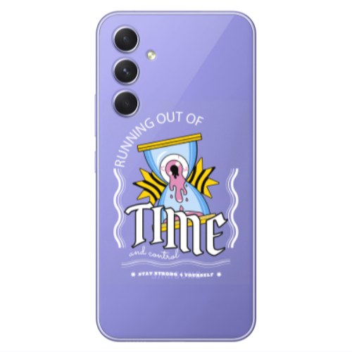 Samsung A35 Running out of time Transparent Silicone TPU Θήκη