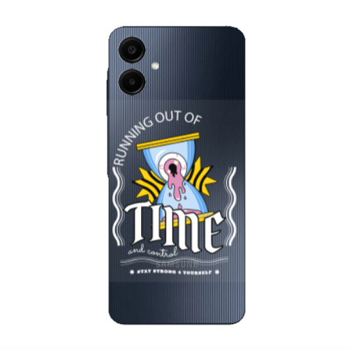 Samsung A06 Running out of time Transparent Silicone TPU Θήκη