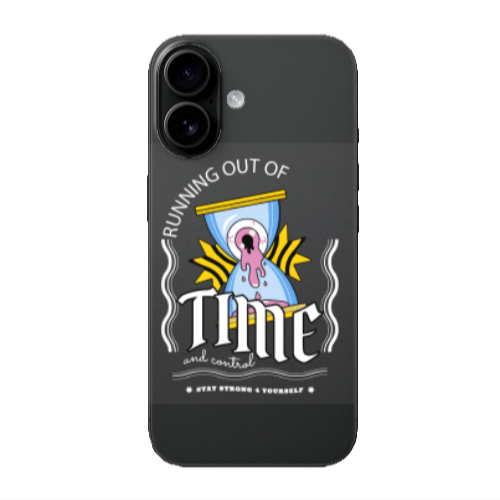 Apple Iphone 16 Running out of time Transparent Silicone TPU Θήκη