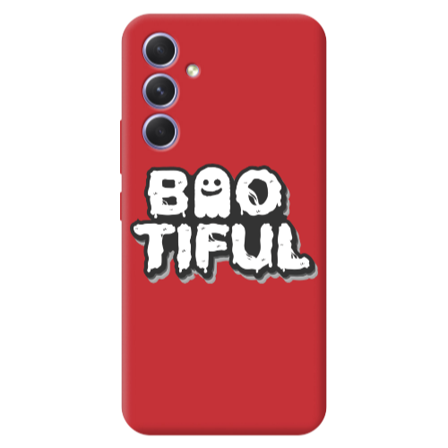 Samsung A56 Baotiful Red Colored Silicone TPU Θήκη
