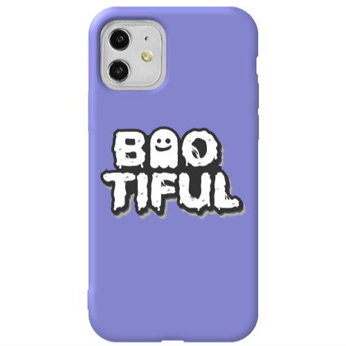 Apple iPhone 11  Baotiful Purple Colored Silicone TPU Θήκη