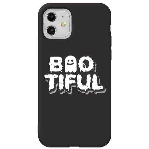 Apple iPhone 11  Baotiful Black Colored Silicone TPU Θήκη