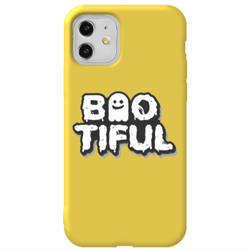 Apple iPhone 11  Baotiful Yellow Colored Silicone TPU Θήκη