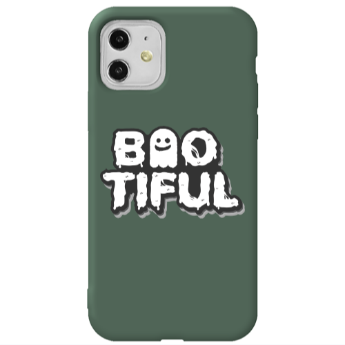 Apple iPhone 11  Baotiful Dark Green Colored Silicone TPU Θήκη