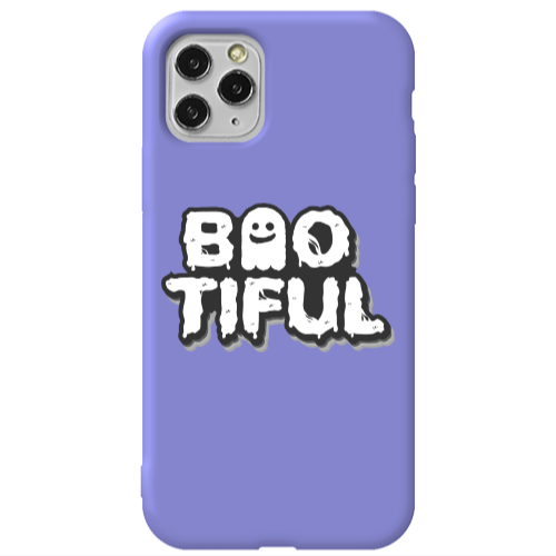 Apple iPhone 11 Pro Baotiful Purple Colored Silicone TPU Θήκη