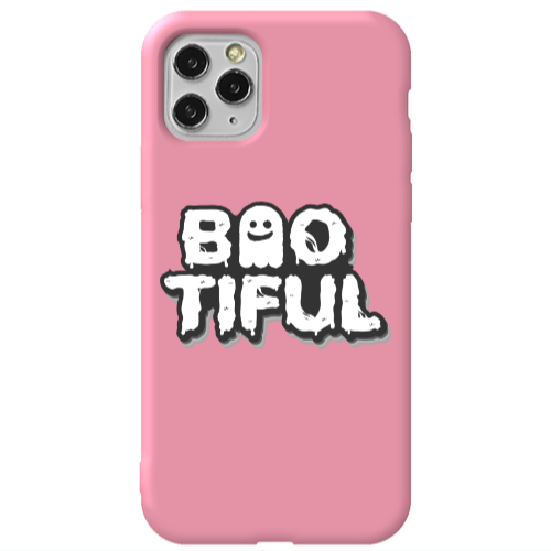 Apple iPhone 11 Pro Baotiful Pink Colored Silicone TPU Θήκη