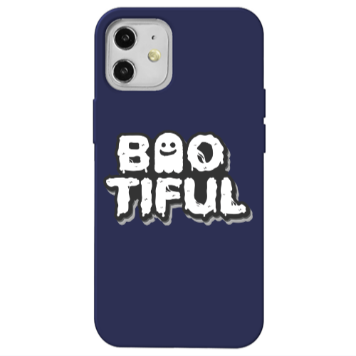 Apple iPhone 12 Baotiful Dark blue Colored Silicone TPU Θήκη