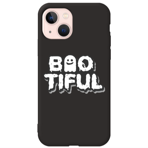 Apple iPhone 13 Baotiful Black Colored Silicone TPU Θήκη