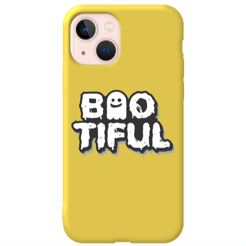 Apple iPhone 13 Baotiful Yellow Colored Silicone TPU Θήκη
