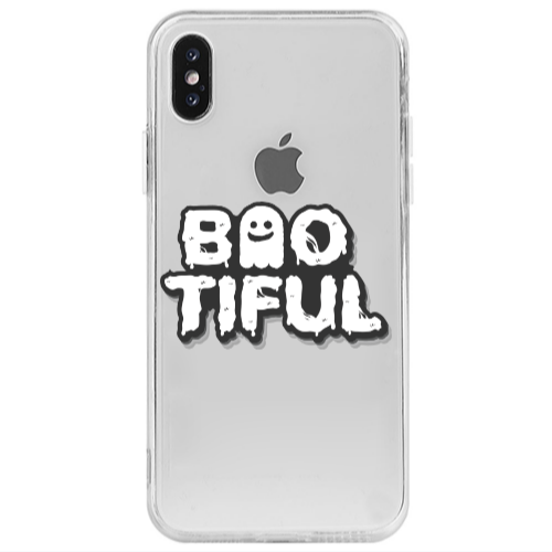 Apple iPhone X Baotiful Transparent Silicone TPU Θήκη