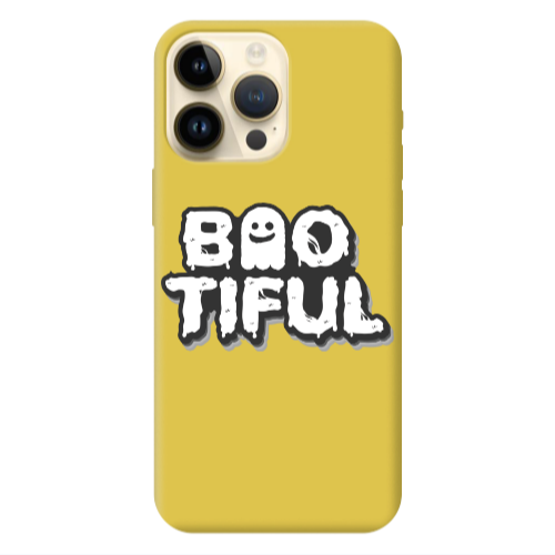 Apple iPhone 13 Pro Max Baotiful Yellow Colored Silicone TPU Θήκη