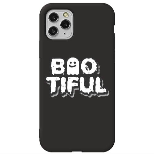 Apple iPhone 11 Pro Max Baotiful Black Colored Silicone TPU Θήκη