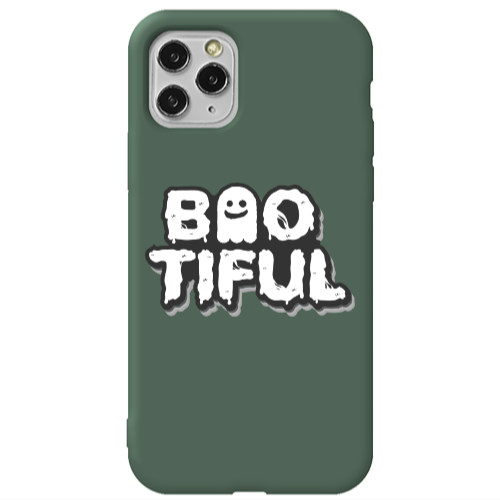 Apple iPhone 11 Pro Max Baotiful Dark Green Colored Silicone TPU Θήκη