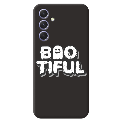 Samsung A54 Baotiful Black Colored Silicone TPU Θήκη