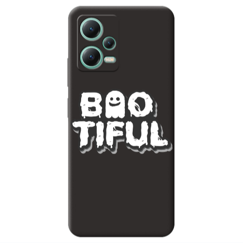 Xiaomi Redmi Note 12 Pro 5G Baotiful Black Colored Silicone TPU Θήκη