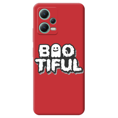 Xiaomi Redmi Note 12 Pro 5G Baotiful Red Colored Silicone TPU Θήκη