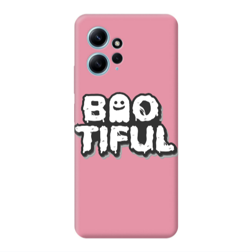 Xiaomi Redmi Note 12 4G Baotiful Pink Colored Silicone TPU Θήκη